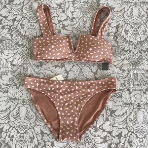 Aerie “Raw Sienna” Swimsuit Set